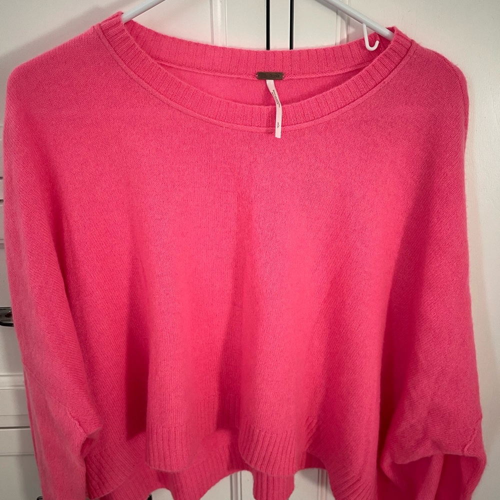 Free People Cashmere crop sweater